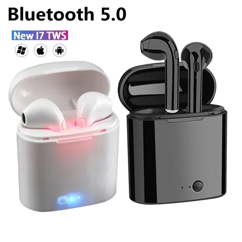 2021 legkelendőbb Termékek i7s tws Fejhallgató Fülhallgató Vezeték nélküli Bluetooth Headset Sztereó Bass Fülhallgató, Fejhallgató Ingyenes Szállítás Kép 0
