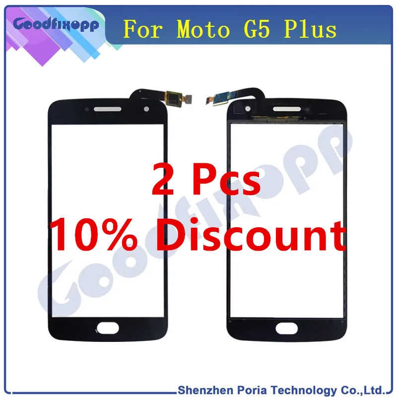 A Motorola Moto G5 Plus LCD Kijelző érintőképernyő Digitalizáló Üveg Érintőképernyő Érzékelő Moto G5 Plusz Alkatrész Kép 0