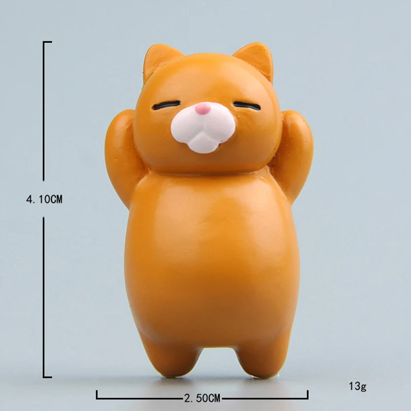 Japán reális Macska rajzfilm kreatív 3d mágneses csattal hűtőszekrény stick Rajzfilm aranyos macska, hűtő mágnes lakberendezési ajándék Kép 3
