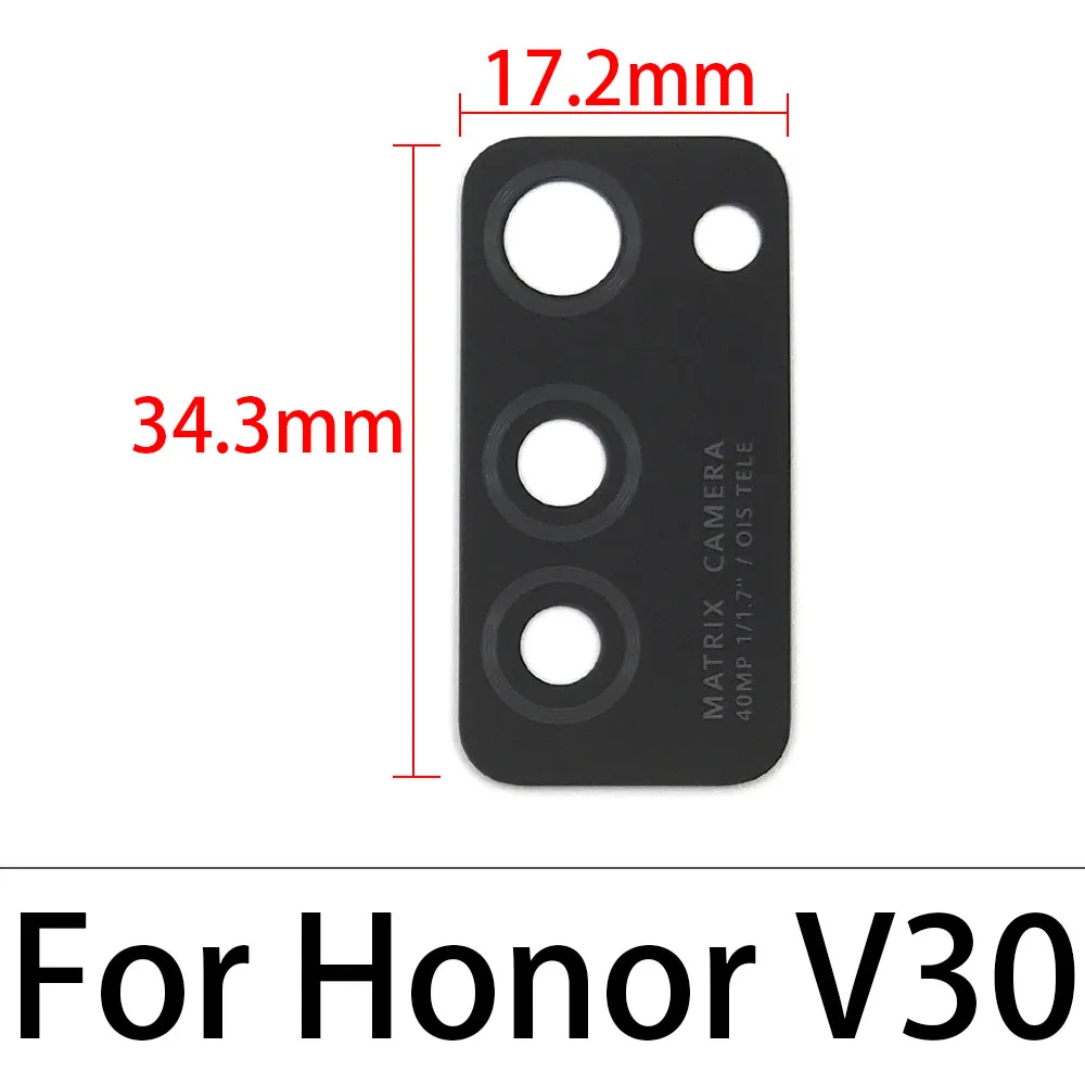 Hátsó Hátsó Kamera Üveg Objektívvédő A Huawei Honor V30 Nézet 30 X10 A Matrica Öntapadós Cserealkatrészek Kép 0