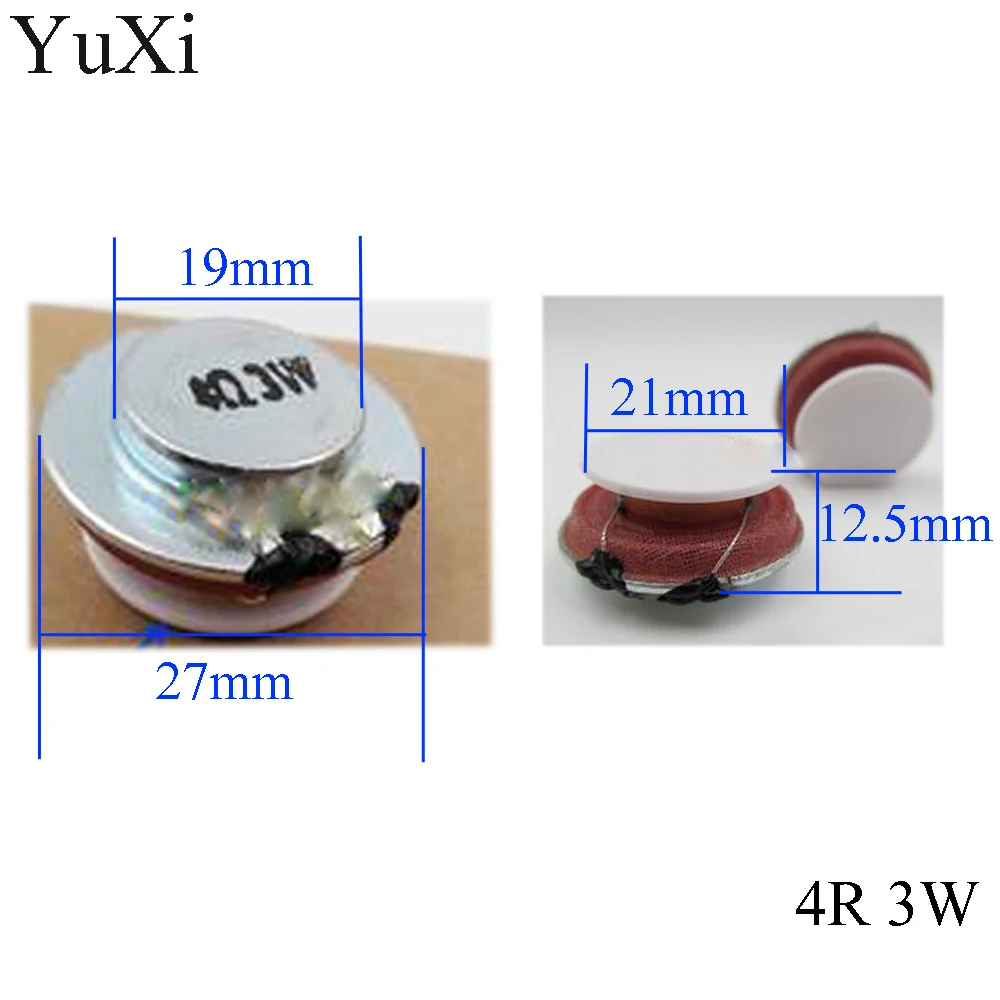 YuXi 2db 27MM 4ohm 4R 3W rezonancia rezgés mini hangszóró rezgés, rezonancia sztereó hangszóró vibrációs hangszóró, hangszóró vibro Kép 0