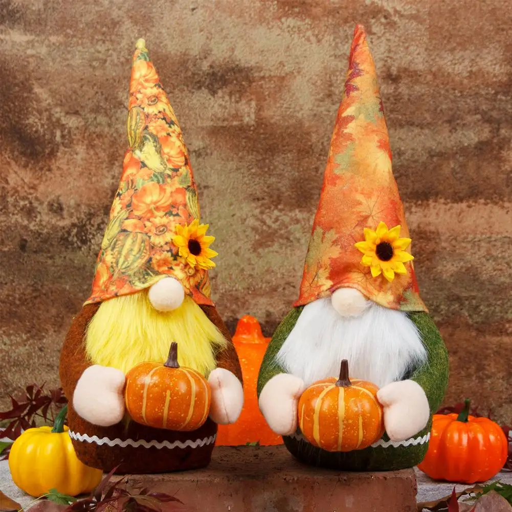 Halloween Pumpkin Arctalan Baba Halloween Dekoráció Asztali Díszek Autumns Gnome Fesztivál Party Dekoráció Lakberendezés Kép 0