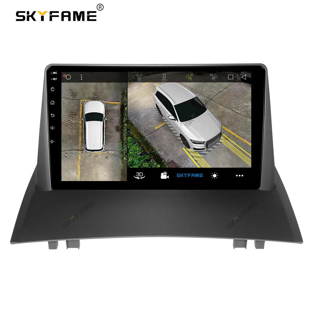 SKYFAME Autó Keret, Kábel Canbus Renault Megane 2 Meganeⅱ 2002-2008 Android egy Nagy Képernyőn, Dask Kit Fascia Keret Kép 5