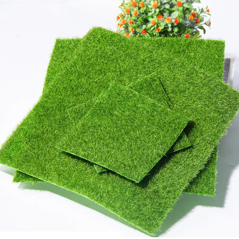 15/30cm Szimuláció Moss Fű Mesterséges Fű Zöld Növények DIY Mini Kert Anyag Esküvői Dekoráció Otthon Kert Kellékek Kép 0